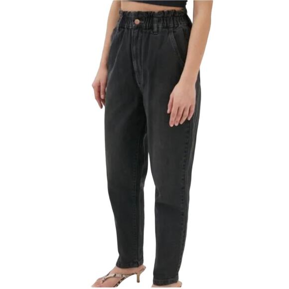 BDG 27 Urban Outfitters Pull On Mom Jeans Washed Gray Baggy High Rise - Picture 11 of 11